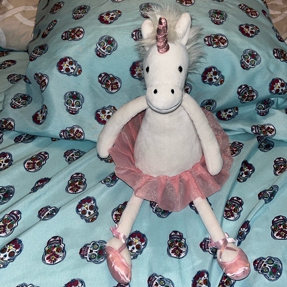 Jellycat Dancing Darcey Unicorn Stuffed Animal, Medium, 13 inches - Picture 1 of 8
